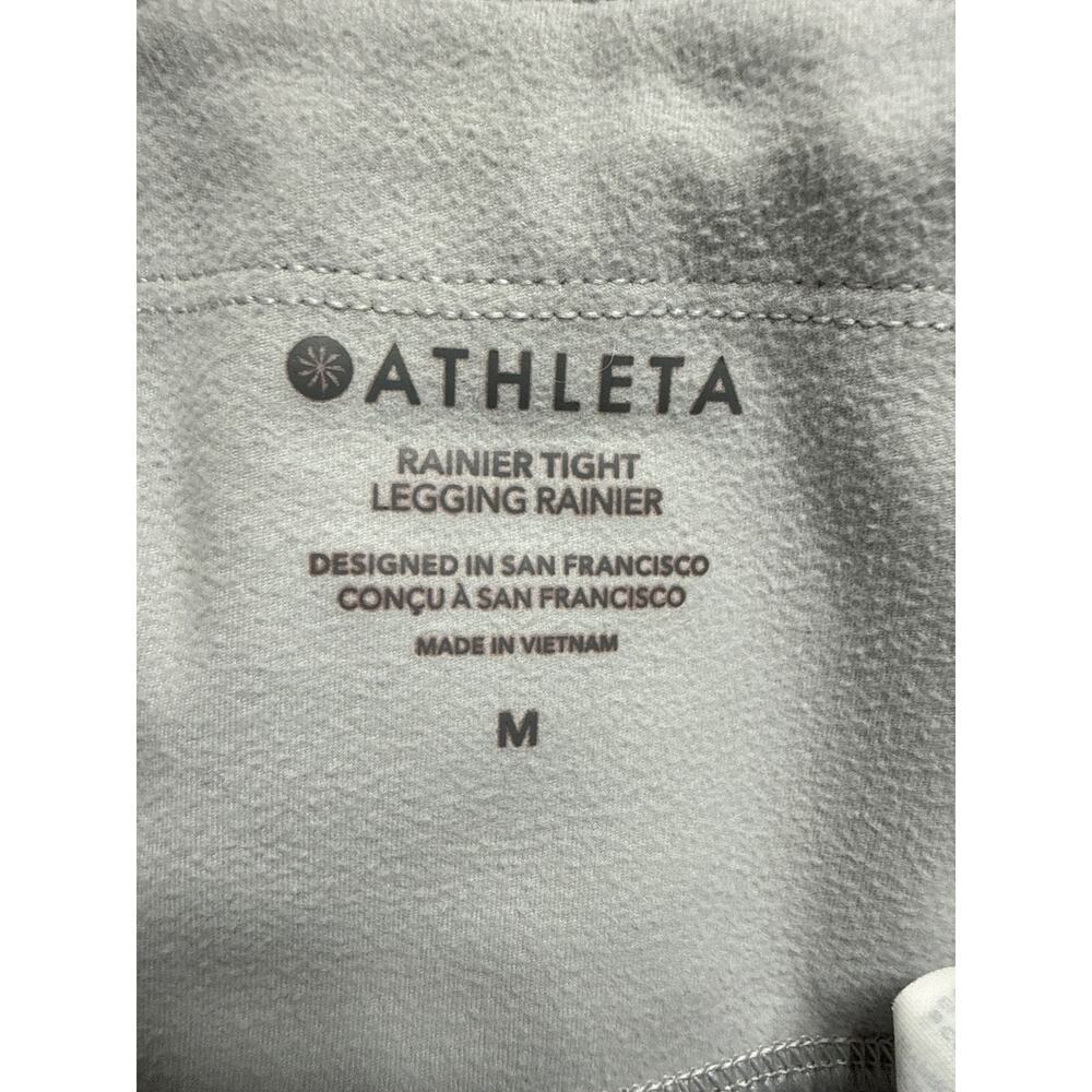 Athleta Rainier Tight Womens Size M Gray Running Activewear Legging - Picture 13 of 15